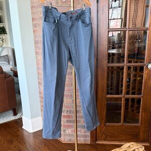 34 Heritage Charisma comfort-rise classic washed dark blue men’s chinos